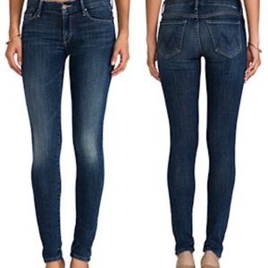 Mother The Looker Jeans Size 28 Wash Here Kitty, Kitty Medium Wash Skinny